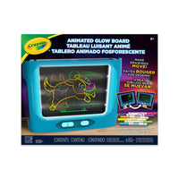 Crayola Animated Glow Board-Crayola animated glow board: features dual-screen animation with 2 removable tracing panels, 4 GlowReveal markers, 2 tracing sheets, and a reusable drawing surface (3 aa batteries required – not included).