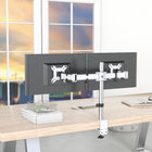 ShoppingAll Dual Monitor Mount Stand with Adjustable Arm for 13"-32" Monitors - White-10