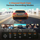 Vantrue N5S 4-Channel Dash Cam with 64 GB SD Card-Ota firmware updates allow system improvements and new features through the mobile app
