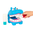 Battat Hippodentist-Fun Features: Add or remove the braces, and squirt water from the refillable toothbrush or flosser
