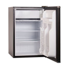 BLACK+DECKER 2.5 cu. ft. Freestanding Mini Fridge with Freezer - Black-Spacious Capacity: Two removable glass refrigerator shelves help expand storage space while full and half-width door storage bins accommodate cans and small containers or 2-liter bottles