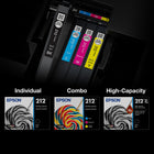 Epson T212 Ink Cartridge - High Capacity - Black-Epson printing system is specifically designed to be used with Epson Genuine Cartridges. Use of non-genuine ink could cause damage not covered under the printer's limited warranty