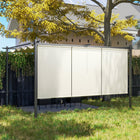 Outsunny Retractable Pergola Canopy with Roller Shade - 10' x 12' - Beige-Expansion screws included ensure the pergola's secure and stable installation every time 