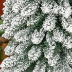 HOMCOM 7' Artificial Christmas Tree with Realistic Branches - Green-Solid and robust base for better stability