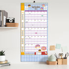 WSBL 2026 Family Plan-It  Monthly Wall Calendar - 12" W x 12" H  - English-Two tabbed contact sections