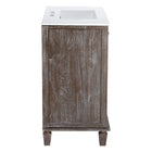 Modway Lilo 36" Bathroom Vanity - Grey/White-Non-Marking Foot Caps
