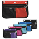 Merangue 3-Ring Expandible Binder Pouch with Gusset - Assorted Colours-Handy 3-ring pouch fits standard binders