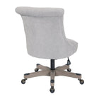 Hannah Tufted Office Chair, Fog-Adjustable height