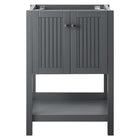 Modway Steam 23" Bathroom Vanity Cabinet - Grey-Modern Bathroom Vanity