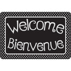 Ashley Productions The Original Fun Mat Welcome Mat - 15.5" x 23.5" - Bienvenue Welcome-Measurement & Design: The Bienvenue Welcome Mat measures 15.5" x 23.5".
