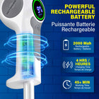 Bell+Howell Scrubtastic Pro Electric Spin Scrubber Multipurpose Rechargeable Shower Scrubber with 3 Rotating Brush Heads-3 brushes included - includes grout, flat surface, and large round brushes for tile, tubs, showers, and more use with your favorite cleaner for best results