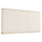 Modway Sparta Weave Wall Mount Vegan Leather Full Headboard with - Natural Beige-Full Size Headboard Only