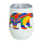 Oscardo Dawn Oman Alpha Bear Indigenous Art Tumbler-Authentic Indigenous art tumblers by Oscardo featuring designs from First Nations, Inuit, and Métis artists across Canada