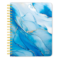 BrownTrout 2026 18-Month Weekly Desk Planner with Foil Stamped Cover - Crackled Blush - 6" x 7.75"-Ample Room - Each day includes plenty of space to accommodate multiple entries for planning, notes, and appointments
