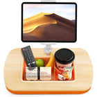 ShoppingAll Adjustable Tablet Holder Cushion Pillow Stand with Snack Bowl - Orange-8