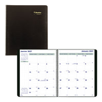 Blueline 2026-2027 Monthly Planner - 10-3/4" x 8-1/2" - Black - Bilingual-16-Month: September 2026 to December 2027