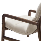 Modway Paxton Wood Sling Chair - Dune Fabric Walnut-9