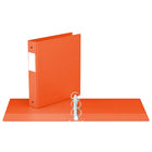 Davis Group Premium Economy Binder - Round Ring - 1.5" - Orange - 6 Pack-1.5"