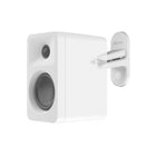Kanto Universal Satellite Speaker Wall Mount Brackets - White-Sold as a pair