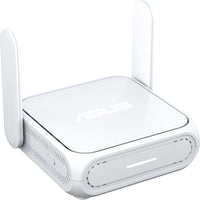 ASUS BE3600 Portable Dual Band Wi Fi 7 Travel Router - White-Dual-band WiFi 7 speeds up to 3600 Mbps with MLO and 4K-QAM