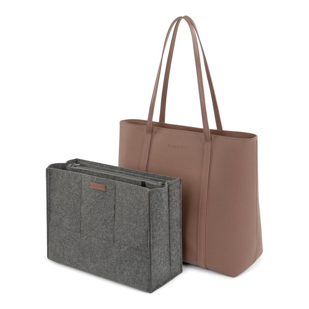 Bugatti PURE Vegan Leather Business Tote Bag with Removable