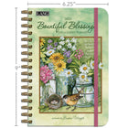 Lang 2026 Bountiful Blessings Weekly Spiral Engagement Planner - 6-1/4" W x 9-1/2" H  - English-Color coordinated elastic closure