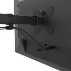 Kanto Single Monitor Desktop Mount - Cable Management Clips - Black-Height adjustable between 5.1" (13 cm) and 16.7" (42.5 cm)