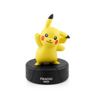 tonies Pokémon: Pikachu Tonie Figurine-Tracklist: 1. Meet Pikachu 2. Introduction to the World and Characters 3. Story 1: Pikachu and the Very Loud Something 4. Trainer Academy: Berries 5. Pokémon Power Moves 6. Story 2: Pikachu and the Berry Hunt 7. Trainer Academy: Eevee’s Evolutions 8. Story 3: The Storm and the Picnic 9. Concluding Segment. 