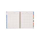 The Happy Planner 2026–2027 Organized Big Twin Loop Dated Planner - 11-1/2" x 10-1/4" - Coastal Cottage-Features soothing and cozy coastal cottage inspired artwork by Heather McLaughlin