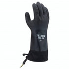 TEMRES Thermal Insulated Polyurethane Coated Rough Grip Glove - Insulated Acrylic Extended Cuff Draw Cord - Black - XLarge -Polyurethane coating