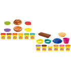 Play-Doh Food Shapes Dough - Assorted-6 Play-Doh colors: 2 ounce (56 gram) cans of modeling compound include a variety of assorted colors (contains wheat)