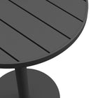 Modway Tahoe Round Outdoor Aluminum Bar Table - 31" - Grey-Assembly Required