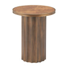 Zuo Afinato Side Table - Brown-3 year limited warranty