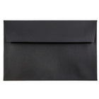 JAM Paper A8 Invitation Envelopes - 5.5 x 8.125 - Black Linen - 50 Pack-Envelope Features: Straight gummed flap closure, high quality linen paper finish, made with 30% recycled materials