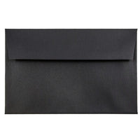 JAM Paper A8 Invitation Envelopes - 5.5 x 8.125 - Black Linen - 50 Pack-Envelope Features: Straight gummed flap closure, high quality linen paper finish, made with 30% recycled materials