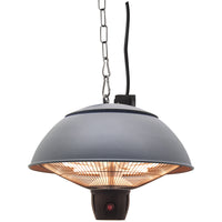 Westinghouse 1500-Watt Outdoor Hanging Infrared Electric Patio Heater - Grey-Perfect for gazebos, pergolas porches and anywhere that you can hang a heater from. Ideal for relaxing or entertaining in your room or backyard.