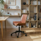 Zuo Maker Office Chair - Brown-Dimensions: 26.8" L x 26.8" W x 35.8" H