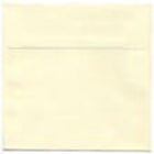JAM Paper 7.5" x 7.5" Square Invitation Envelopes - Ivory - 25 Pack-Ivory envelope