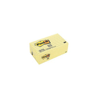 Post-it Notes - 3'' x 5'' - Canary Yellow - Lined - 500 sheets - 5 Pack-The index card size is just right for most notes and messages