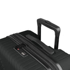Bugatti Berlin 30" Hardside Large Check-In Luggage - Charcoal-Adjustable-height telescopic trolley handle for user comfort