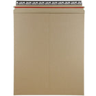 JAM Paper Photo Mailer Stiff Envelopes, Self Adhesive Closure, 12.75 x 15, Brown Kraft Recycled, 20 Pack (8866645g)-Brown