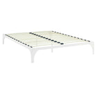 Modway Ollie Full Bed Frame - White-Modern Platform Bed Frame