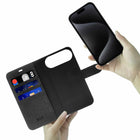 Blu Element Folio 2-in-1 Case for iPhone 17 Air - Black-Precision fit with easy access to all ports