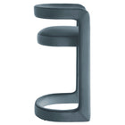 Modway Winslow Performance Velvet Bar Stool - Cadet Blue-Dense Foam Padding