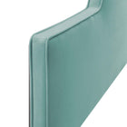 Modway Dawn Performance Velvet King/California King Headboard - Mint-Plywood and MDF Construction