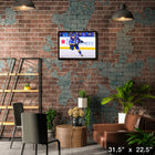 Jordan Kyrou St. Louis Blues - Framed Canvas - 31" x 22"-Officially licensed by the NHL and NHLPA