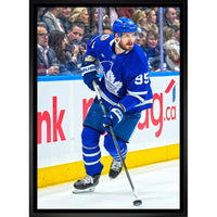 Oliver Ekman-larsson Toronto Maple Leafs - Framed Canvas - 22" x 31"-Premium canvas print with gallery-wrapped edges