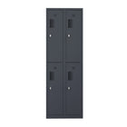 Ceha NH Series 2-Tier Locker with Front Hole Vents - Bank of 2 - Graphite Grey-Commercial-grade durability for heavy daily use