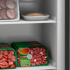 HOMCOM Compact Upright Mini Freezer - 3 cu. ft. - Silver-Reversible door, removable shelf and adjustable feet provide flexibility