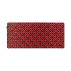 ONEofZERO Large Premium Mouse Pad - Labyrinth Crimson-Tightly Woven Stitched Edges: For enhanced durability and to reduce fraying over time